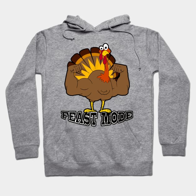 Feast Mode thankgiving Give your design a name! Hoodie by RahimKomekow